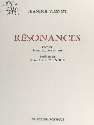 cover image of Résonances